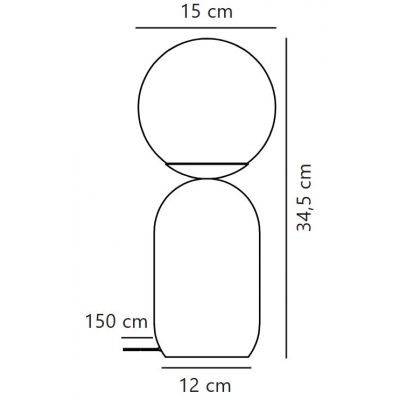 Nordlux Notti lampa stołowa 1x25 W biała/różana 2011035057
