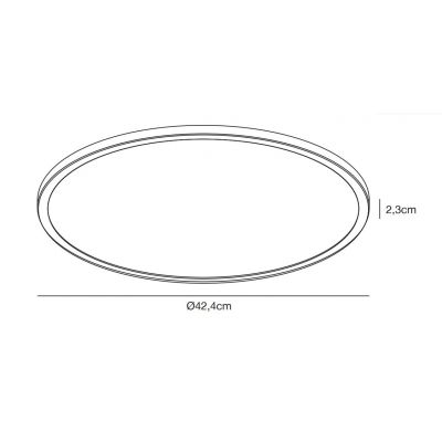 Nordlux Oja Smart plafon 1x20W LED biały 2015136101