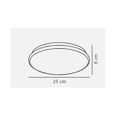 Nordlux Montone plafon 1x8 W biały 2015176101