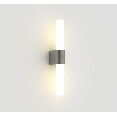 Nordlux Helva kinkiet 1x9W LED biały/nikiel szczotkowany 2015321055