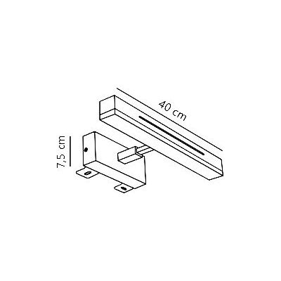 Nordlux Otis kinkiet 1x14 W biały 2015401001