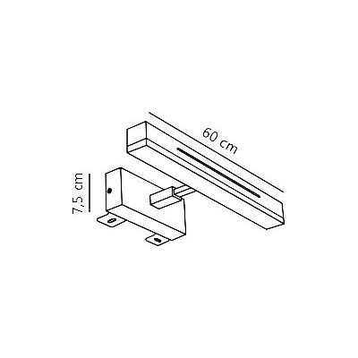 Nordlux Otis kinkiet 1x17 W chrom 2015411033