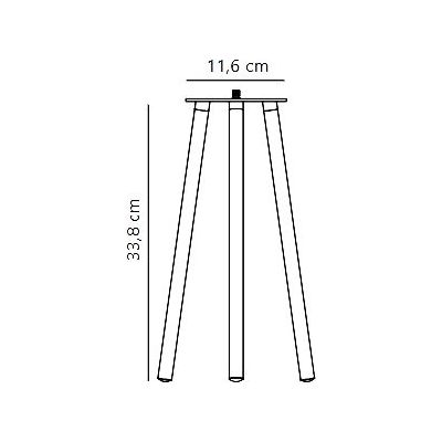 Nordlux Kettle statyw drewno naturalne 2018035014