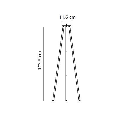 Nordlux Kettle statyw drewno naturalne 2018044014
