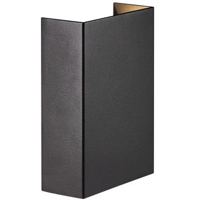 Nordlux Fold kinkiet zewnętrzny 2x3,75 W czarny 2019041003
