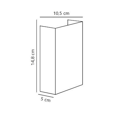 Nordlux Fold kinkiet zewnętrzny 2x3,75 W czarny 2019041003