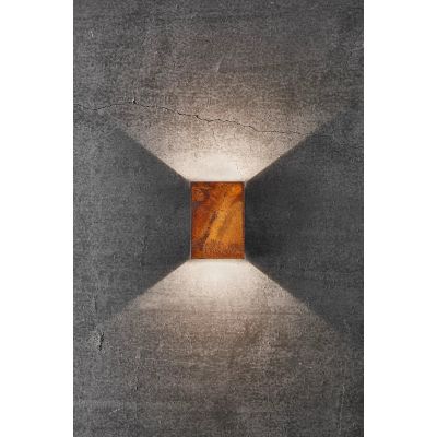 Nordlux Fold kinkiet zewnętrzny 2x3,75 W corten 2019041038