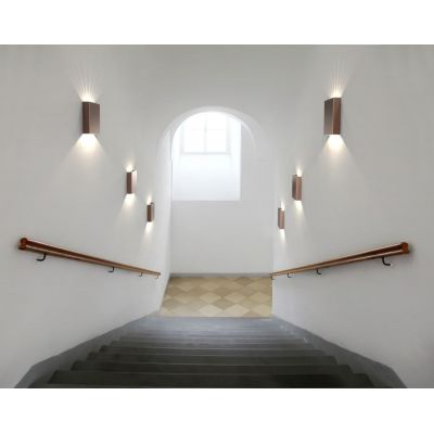 Nordlux Fold kinkiet zewnętrzny 2x5 W miedź 2019051030