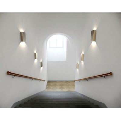 Nordlux Fold kinkiet zewnętrzny 2x5 W mosiądz 2019051035