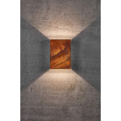 Nordlux Fold kinkiet zewnętrzny 2x5 W corten 2019051038