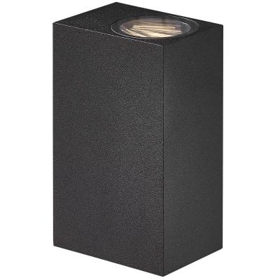 Nordlux Asbol Kubi kinkiet zewnętrzny 2x6,5 W czarny 2019071003