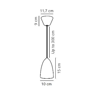 Nordlux Nexus lampa wisząca 1x6 W czarna 2020563003