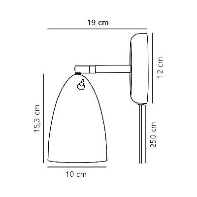 Nordlux Nexus kinkiet 1x6 W biały-szary 2020601001