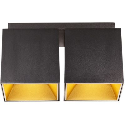 Nordlux Ethan lampa podsufitowa 2x50 W czarna 2110410103