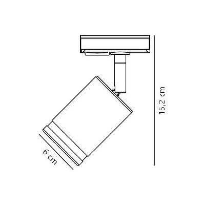 Nordlux RondieLink lampa do szynoprzewodów 1x35 W czarny 2110639903