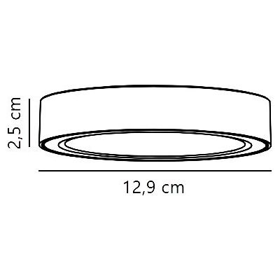 Nordlux Sóller lampa do zabudowy 1x7,5 W biała 2110726101