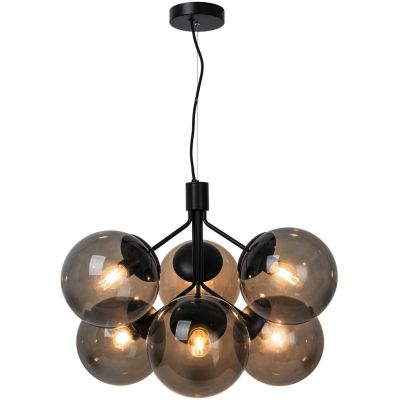 Nordlux Ivona lampa wisząca 6x28 W czarna 2112163003