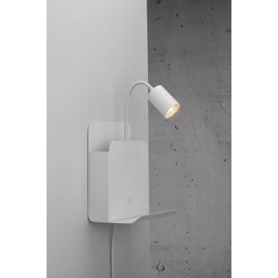 Nordlux Roomi lampka nocna 1x8 W biała 2112551001