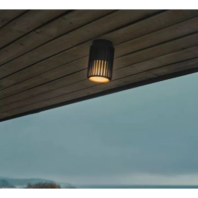 Nordlux Aludra lampa podsufitowa zewnętrzna 1x15 W czarna 2118006203