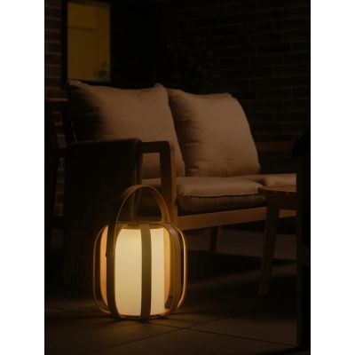 Nordlux Bob lampa solarna stołowa 1x4 W drewno 2118085062