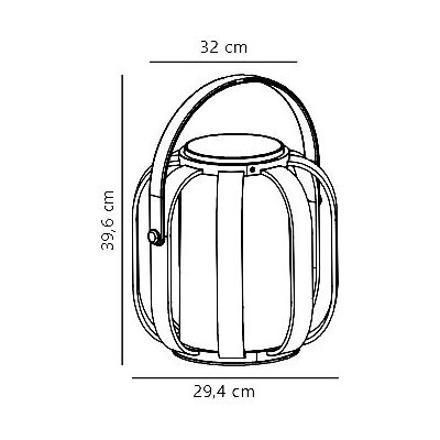 Nordlux Bob lampa solarna stołowa 1x4 W drewno 2118085062