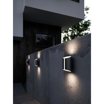 Nordlux Grip Smart kinkiet zewnętrzny 1x10 W opal biały-czarny 2118201003