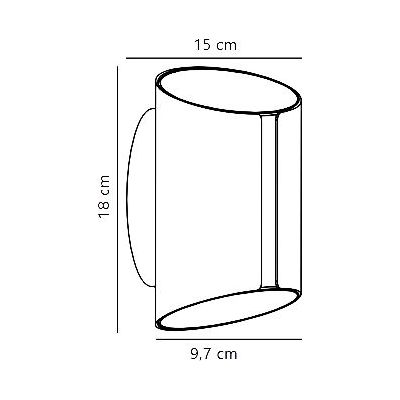 Nordlux Grip Smart kinkiet zewnętrzny 1x10 W opal biały-czarny 2118201003