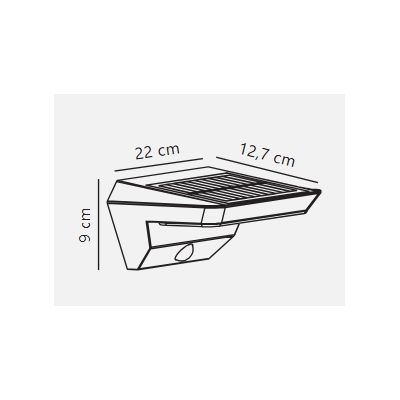 Nordlux Agena kinkiet zewnętrzny 1x5 W czarny 2118221003
