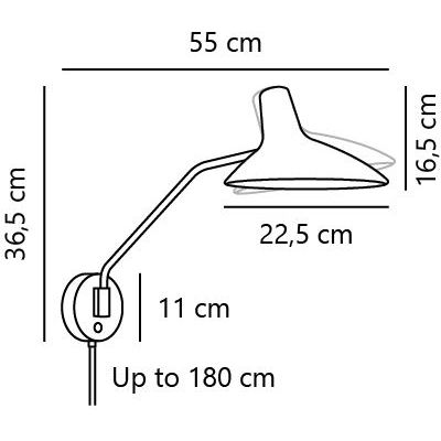 Nordlux Darci kinkiet 1x25 W piaskowy 2120551008