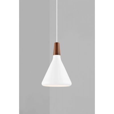 Nordlux DFTP Nori 18 lampa wisząca 1x40W biały opal/brązowy 2120803001