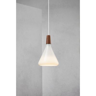 Nordlux DFTP Nori 18 lampa wisząca 1x40W biały opal/brązowy 2120843001