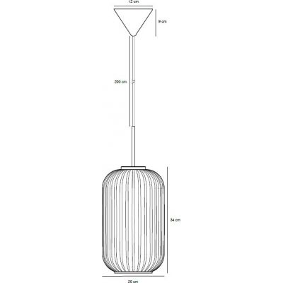 Nordlux Milford lampa wisząca 1x40W biały opal/mosiądz 2213203001