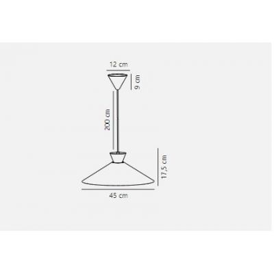 Nordlux Dial lampa wisząca 1x40 W czarna 2213353003