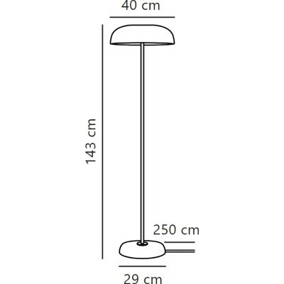 Nordlux DFTP Glossy lampa stojąca 3x25 W biała-mosiądz-marmur 2220344001