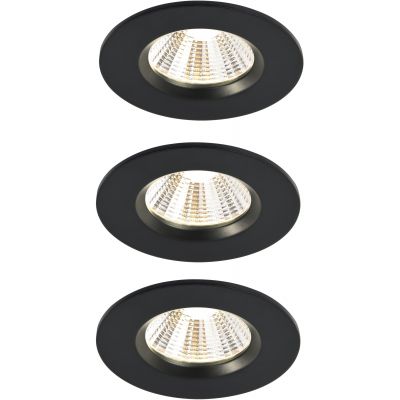 Nordlux Fremont lampa do zabudowy 3x4,5 W czarna 2310056003