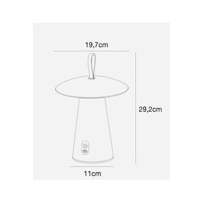 Nordlux Ara to go lampa stołowa zewnętrzna i wewnętrzna 1x2 W czarna 2318245003