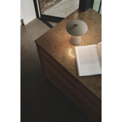 Nordlux Ara to go lampa stołowa zewnętrzna i wewnętrzna 1x2 W piaskowa 2318245008