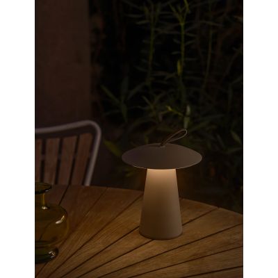 Nordlux Ara to go lampa stołowa zewnętrzna i wewnętrzna 1x2 W piaskowa 2318245008