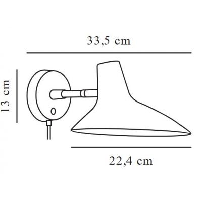 Nordlux Darci kinkiet 1x25 W piaskowy 2320221008