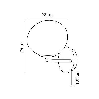 Nordlux Shapes kinkiet 1x25 W mosiądz 2320321035