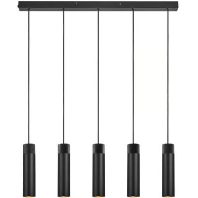 Nordlux Tilo lampa wisząca 5x15 W czarna 2410483003