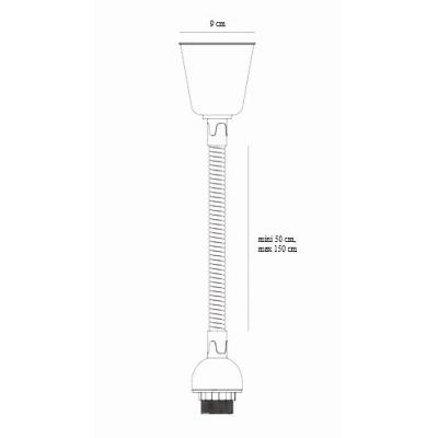Nordlux Spiralhejs lampa wisząca 1x40 W biała 2412033001