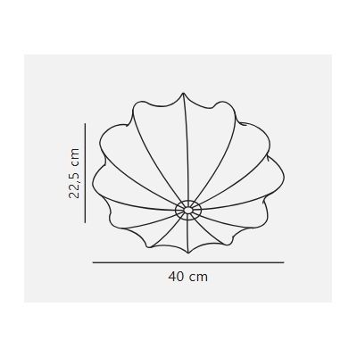 Nordlux Aeron lampa podsufitowa 1x40 W biała 2412206001