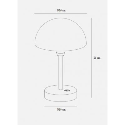 Nordlux Ellen lampa stołowa 1x2,8 W beżowa 2418015009