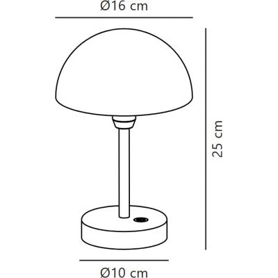 Nordlux Ellen lampa stołowa 1x2,8 W brązowa 2418015018