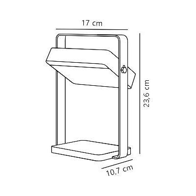 Nordlux Saulio Solar lampa solarna stołowa 1x3,5 W oliwkowo-zielony 2418035023