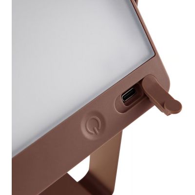 Nordlux Saulio Solar lampa solarna stołowa 1x3,5 W brązowa 2418035018