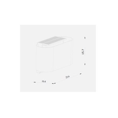 Nordlux Piola kinkiet zewnętrzny 1x5 W biały 2418051001