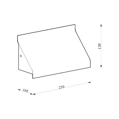 Nordlux Tadas kinkiet zewnętrzny 1x12 W czarny 2418171003