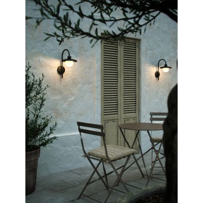 Nordlux Berlo kinkiet zewnętrzny 1x10 W czarny 2418191003